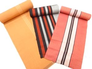 アンティーク　帯地反物3本セット